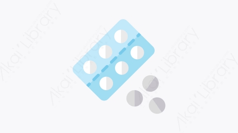 图片素材-003-药丸pills扁平卡通冠状病毒图标