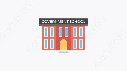 图片素材-003-学校school扁平卡通城市地图元素图标