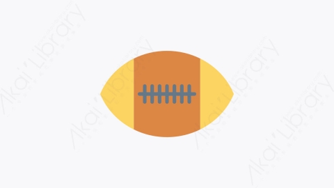 图片素材-0036-橄榄球-2rugby卡通扁平体育与健身元素图标