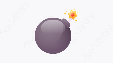 图片素材-004-炸弹bomb扁平卡通狂野西部元素图标