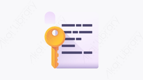 图片素材-004-数字键digital_key扁平卡通加密货币元素图标