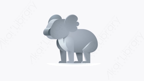 图片素材-004-考拉koala卡通动物元素图标