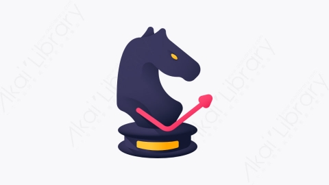 图片素材-004-策略strategy扁平卡通市场营销与增长元素图标