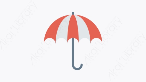 图片素材-004-雨伞umbrella扁平卡通医疗设施与健康图标元素