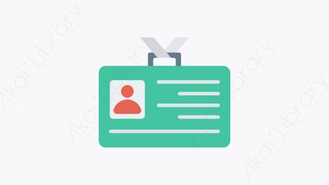 图片素材-0047-身份证-1idcard卡通扁平商业和办公元素图标