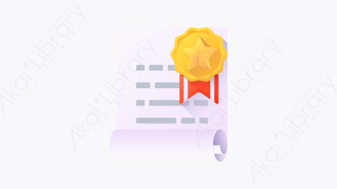 图片素材-005-文凭diploma扁平卡通教育元素图标