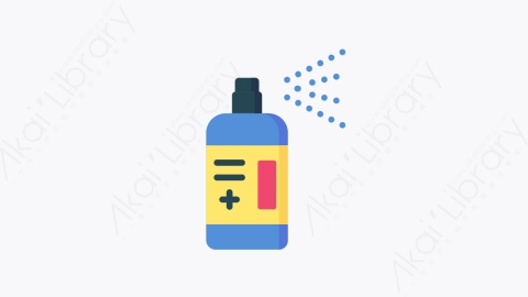 图片素材-005-洗手液hand_sanitizer扁平卡通冠状病毒元素图标