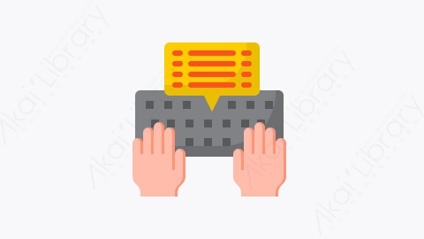 图片素材-005-键盘keyboard扁平卡通通信元素图标