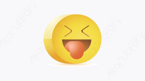 图片素材-005-吐舌头tongue卡通表情符号元素图标
