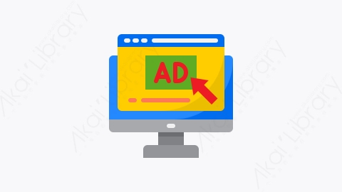 图片素材-006-电脑网页advertise扁平卡通营销和SEO元素图标