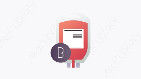 图片素材-006-血型blood_type扁平卡通献血图标