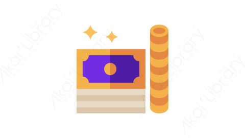 图片素材-006现金_cash金融财经科技道具元素图标