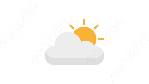 图片素材-006多云_cloudy天气道具元素图标