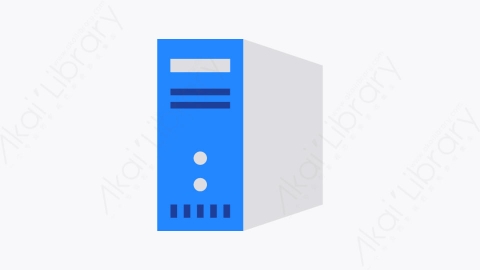 图片素材-006-桌面desktop扁平卡通计算机硬件元素图标