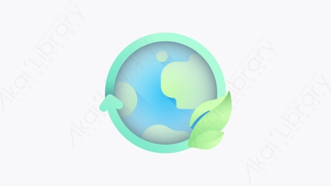 图片素材-006-生态学ecology扁平卡通生态元素图标