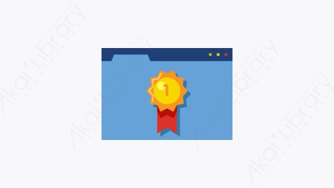 图片素材-006-奖牌medal扁平卡通营销和SEO元素图标