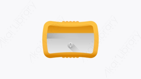 图片素材-006-磨具sharpener扁平卡通文具元素图标