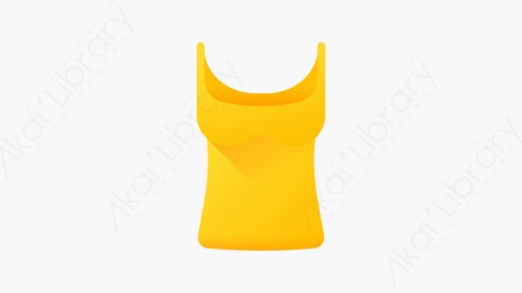 图片素材-006-罐顶tanktop扁平卡通衣服元素图标