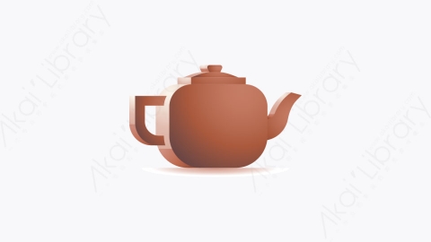 图片素材-006-茶壶teapot卡通饮料元素图标