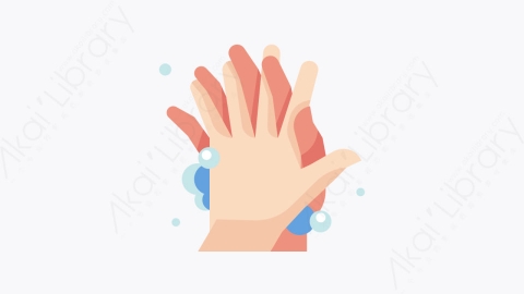图片素材-006-洗手wash_your_hands扁平卡通洗手元素图标