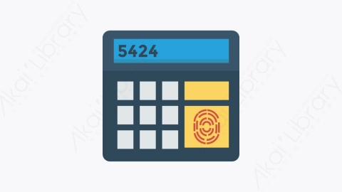 图片素材-0069-计算器calculator卡通扁平生活日常安全元素图标