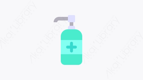 图片素材-007-酒精凝胶alcohol_gel扁平卡通洗手元素图标