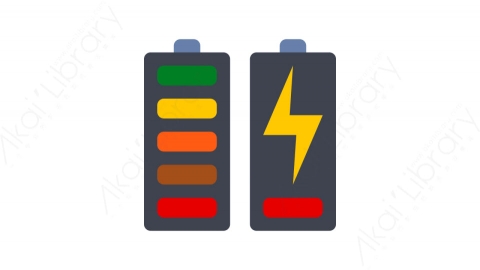 图片素材-007电池_battery电力充电道具元素图标