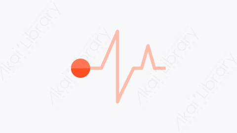 图片素材-007-心电图cardiogram扁平卡通卫生保健元素图标