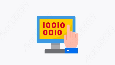 图片素材-007-编码coding扁平卡通网络技术元素图标