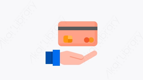 图片素材-007-信用卡credit_card扁平卡通快递运输交付元素图标