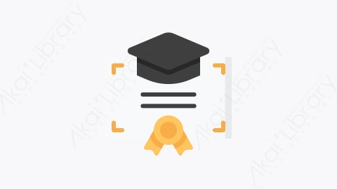 图片素材-007-文凭degree扁平卡通大学学校教育元素图标