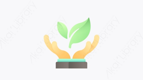 图片素材-007-环保eco_friendly扁平卡通生态元素图标
