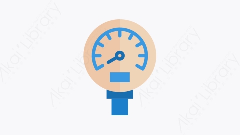 图片素材-007-仪表gauge扁平卡通水管工工具元素图标