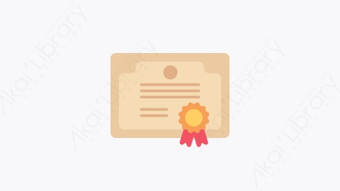 图片素材-007-毕业文凭graduation_diploma扁平卡通学校元素图标