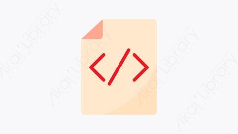 图片素材-007-html-代码htmlcode扁平卡通文件元素图标