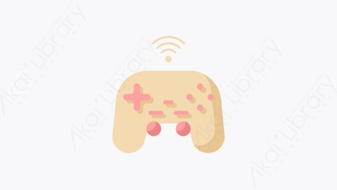 图片素材-007-操纵杆joystick扁平卡通物联网图标