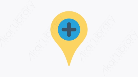 图片素材-0072-占位符-7placeholder卡通扁平地图和导航元素图标