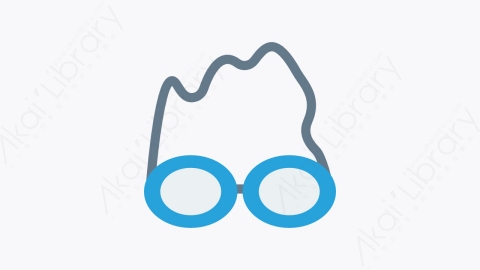 图片素材-0073-眼镜-1glasses卡通扁平体育与健身元素图标