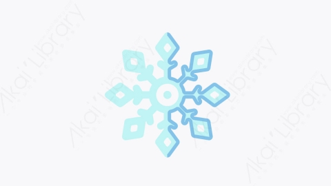 图片素材-008-冰晶ice_crystal扁平卡通冬季元素图标