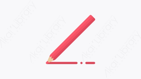 图片素材-008-铅笔pencil扁平卡通学校元素图标