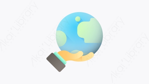 图片素材-008-行星planet扁平卡通生态元素图标