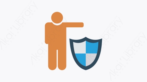 图片素材-0085-保护protection卡通扁平生活日常安全元素图标