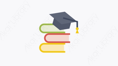 图片素材-009-图书books扁平卡通教育元素图标