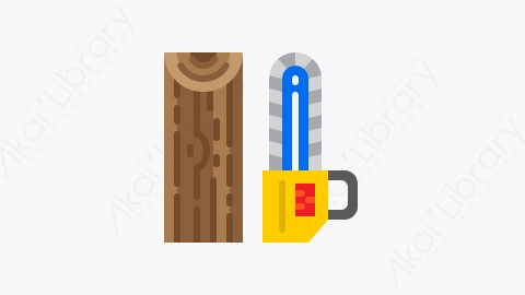图片素材-009-电锯chainsaw扁平卡通劳动工人道具元素图标