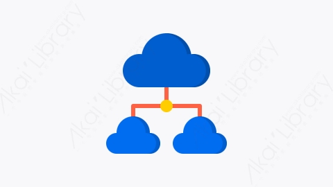 图片素材-009-云计算cloud_computing扁平卡通云计算元素图标