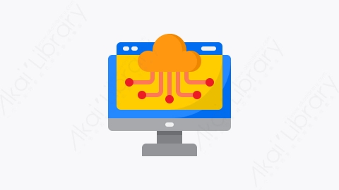 图片素材-009-云计算服务cloud_service扁平卡通营销和SEO元素图标