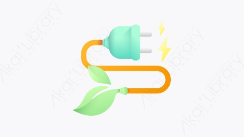 图片素材-009-能源energy扁平卡通生态元素图标