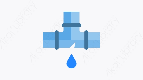 图片素材-009-泄漏leak扁平卡通水管工工具元素图标