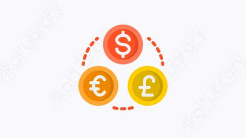 图片素材-009-货币兑换money_exchange扁平卡通业务元素图标