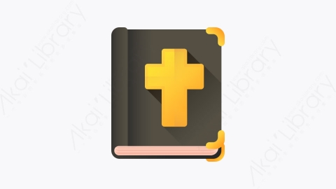 图片素材-010-圣经bible扁平卡通感恩节元素图标